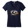 oblivious ninja trick or treat Women's V-Neck T-Shirt