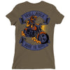 skull rider Ladies Fitted T-Shirt