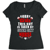 sorry girls this guy is taken by super sexy nurse Women's Triblend Scoop T-shirt