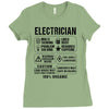 Electrician Ladies Fitted T-Shirt