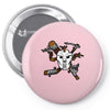masked chaos Pin-back button