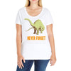 never forget Ladies Curvy T-Shirt