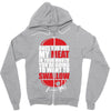 once you stick my meat in your mouth you're going to want to swallow g Zipper Hoodie