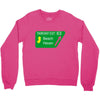 gps logo free exit 63 beach haven Crewneck Sweatshirt
