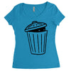 garbage ghost Women's Triblend Scoop T-shirt