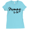 mommy to be Ladies Fitted T-Shirt