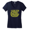 aint mama happy aint nobody happy Women's V-Neck T-Shirt