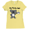 my puns are koala tee Ladies Fitted T-Shirt