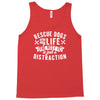 rescue dogs are my life dog rescue Tank Top