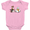 the owl and the weasel Baby Bodysuit