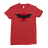 red batman Ladies Fitted T-Shirt