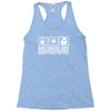 gas grass ass nobody rides for free funny Racerback Tank