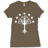 tree of gondor Ladies Fitted T-Shirt