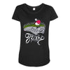 don't step on the grass Maternity Scoop Neck T-shirt