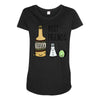 tequila   best friends Maternity Scoop Neck T-shirt