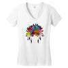native american Women's V-Neck T-Shirt