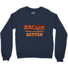 bacon makes everything better Crewneck Sweatshirt