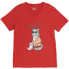 the big meowski V-Neck Tee