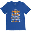 All Men Are Created Equal But Only The Best Are Born In October V-Neck Tee