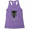 black panther minimalist Racerback Tank