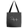 my heart pumps africa Tote Bags