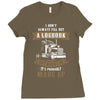 I Dont Always Fill Out A Logbook Ladies Fitted T-Shirt