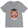 proud sister of a 2018 graduate. V-Neck Tee