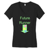 future runner Women's V-Neck T-Shirt