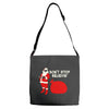 don't stop believin Adjustable Strap Totes