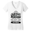 Queens Are Born In December Women's V-Neck T-Shirt