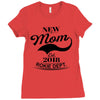 New Mom 2018 Rokie Dept. Ladies Fitted T-Shirt