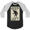 keep left shark 3/4 Sleeve Shirt