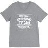 official drinking team 'merica V-Neck Tee