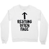 resting bitch face Crewneck Sweatshirt