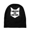 meow or never cat Baby Beanies