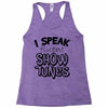 I Speak Fluent Show Tunes Racerback Tank