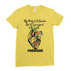my body is a garden, not a graveyard Ladies Fitted T-Shirt