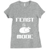 mens feast mode Ladies Fitted T-Shirt