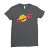 the spaceman logo Ladies Fitted T-Shirt