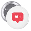 TAP LIKE Pin-back button