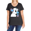arctic fox adopt Ladies Curvy T-Shirt