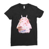totoro with asian landscape Ladies Fitted T-Shirt