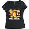 doughboys logo Women's Triblend Scoop T-shirt