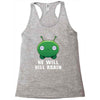 He Will Kill Again Racerback Tank
