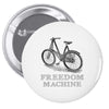 freedom machine Pin-back button