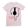 house music Ladies Fitted T-Shirt