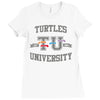 turtles university Ladies Fitted T-Shirt
