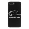 i can't adult today white logo iPhone 7 Plus Case