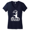 rollins for president  funny  comic henry rollins punk rock tv p Women's V-Neck T-Shirt