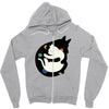 more hugs less fights Zipper Hoodie